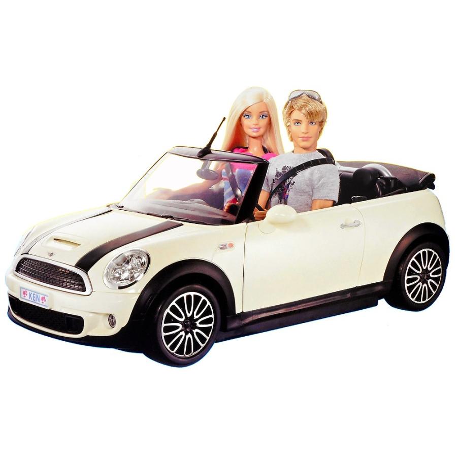 バービー&ケン BMW Mini Cooper ミニクーパー カー ホワイト バービー&ケン BMW Mini Cooper ミニクーパー カー ホワイト