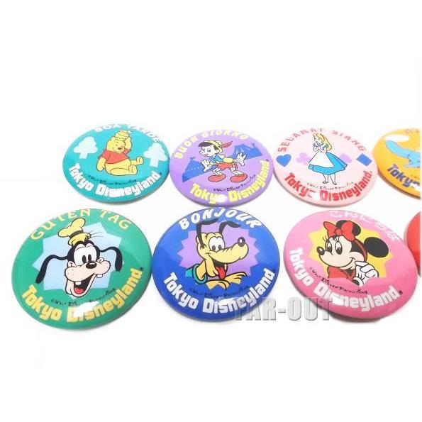 東京ディズニーランド TDL ハロー 世界の国からこんにちは 缶バッジ 12