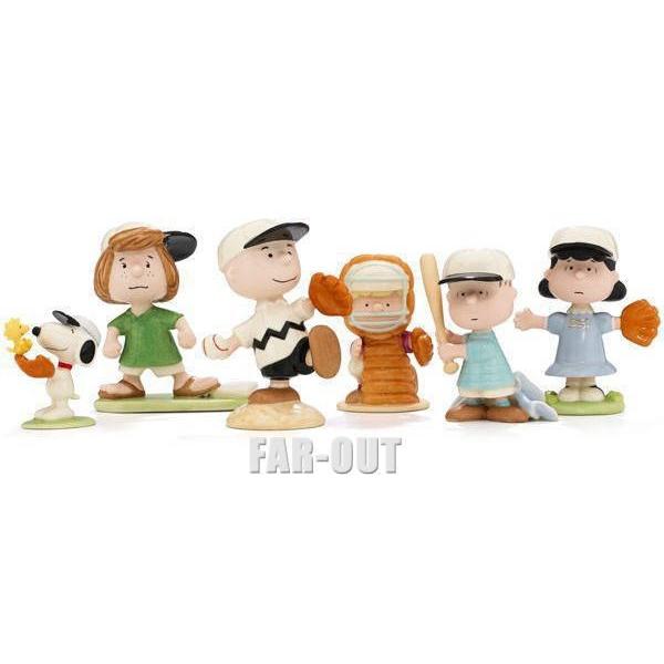 爆売り レノックス ピーナッツ スヌーピー フレンズ ベースボール 野球 フィギュアリンセット Lenox Peanuts 予約販売品 Homeofmalones Com