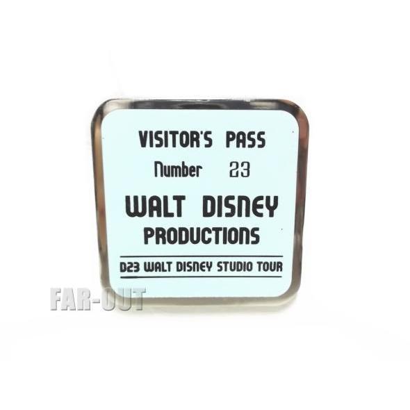 WDS D23 ディズニースタジオツアー Disney Studios WDP Vistor's Pass