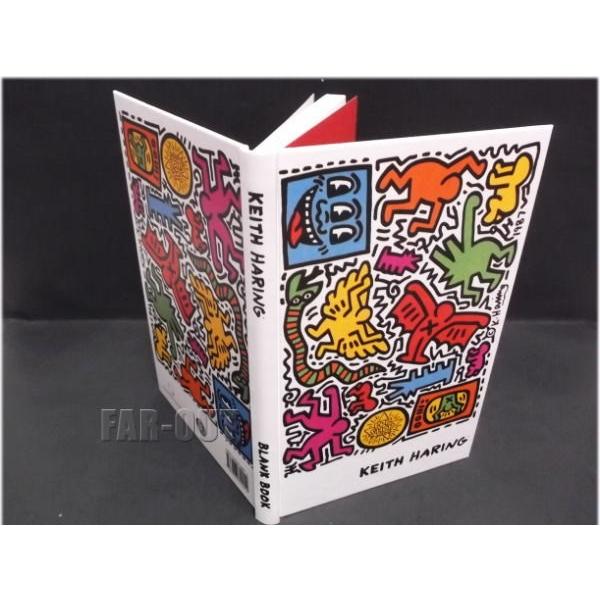 キース・ヘリング アート ハードカバー ノートブック Pop Shop Tokyo Keith Haring Blank Book｜far-out｜03