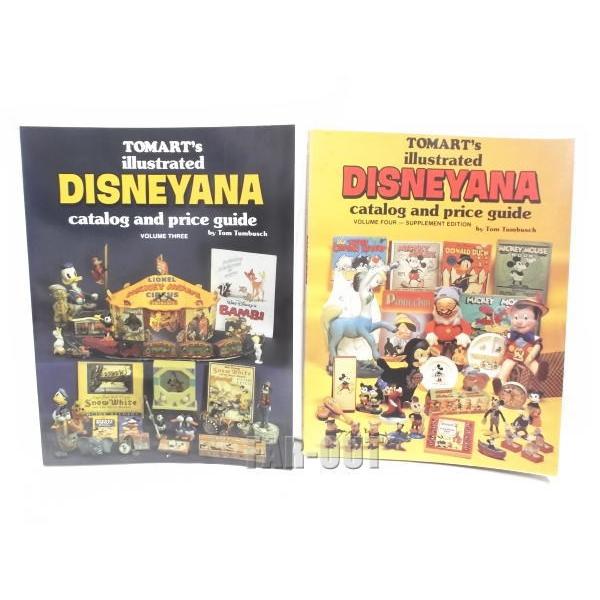 トーマート ディズニアナ コレクタブルブック 本 4冊セット Tomarts Illustrated Disneyana No1−No4 カタログ\u0026プライスガイドの画像