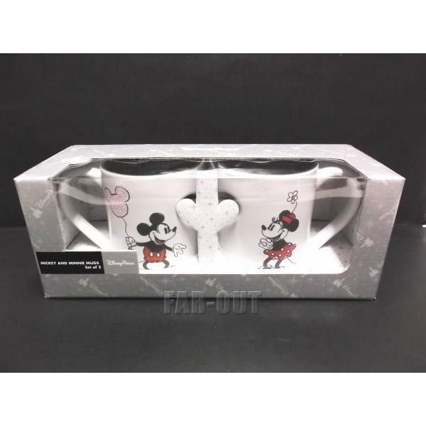 ミッキー&ミニー ハート マグカップ 2点セット ボックス入り