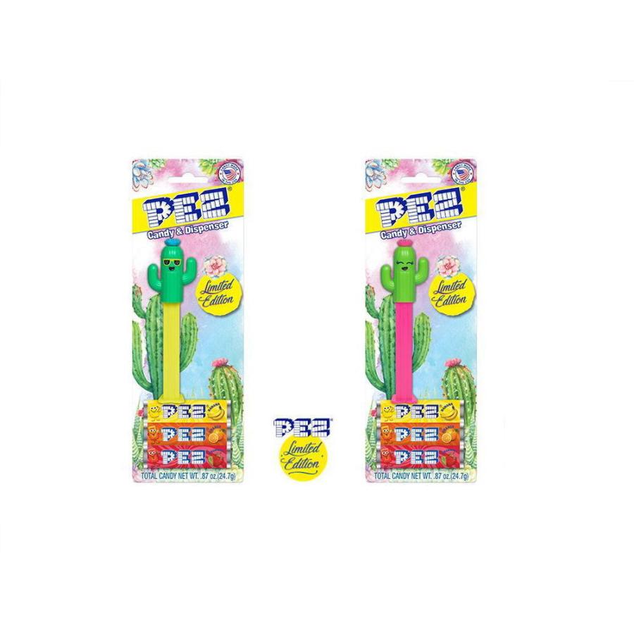 PEZ サボテン 2点セット Cool & Happy Cactus Lilly Spike ペッツ