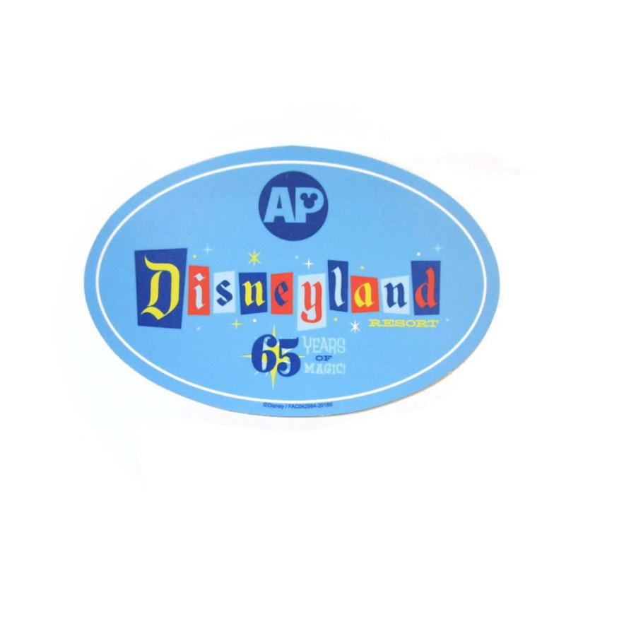 ディズニーランド65周年記念 マグネット ディスプレイ 年パス限定 Disneyland 65th Anniversary AP Magnet｜far-out