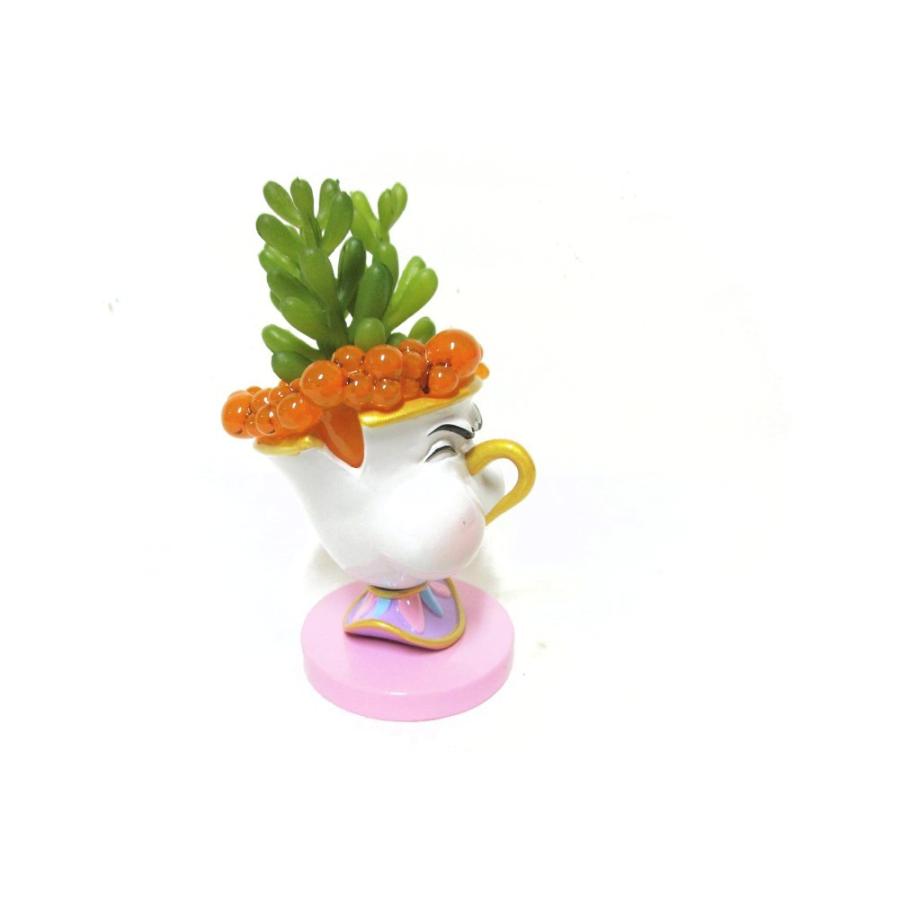 美女と野獣 チップ 泡を吹くフィギュア フェイクグリーン 泡ぶく