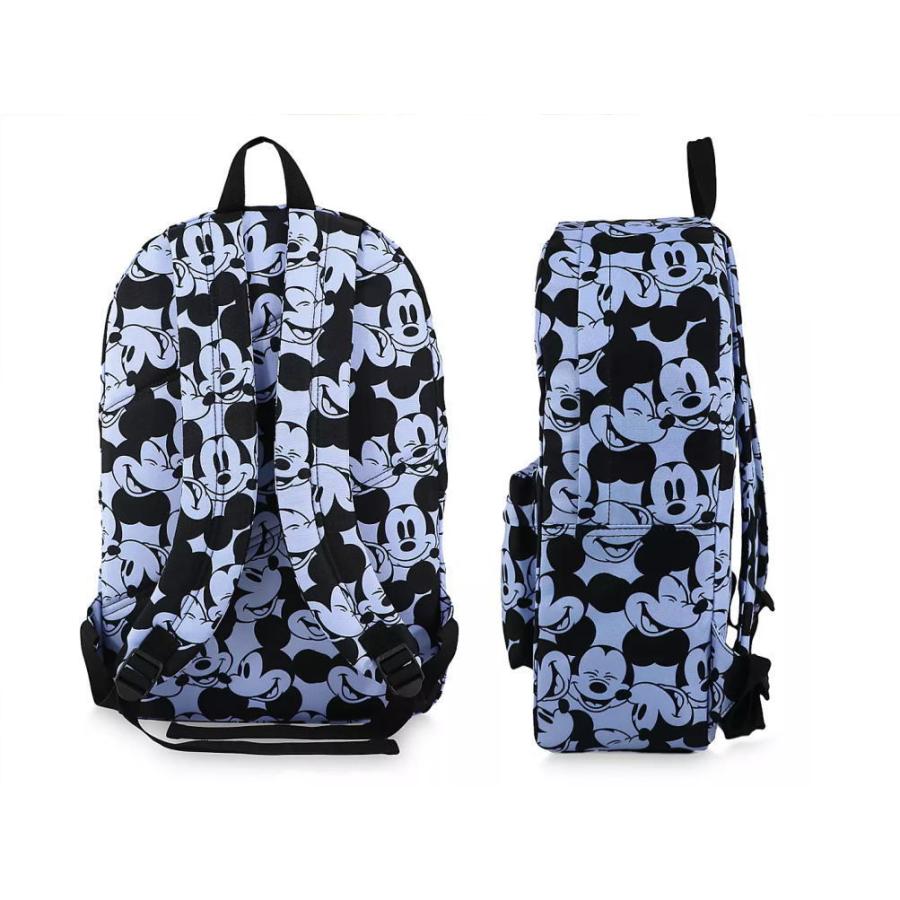 ミッキー マルチフェイス ブルー リュックサック ディズニーテーマパーク限定 バックパック Mickey Backpack｜far-out｜02