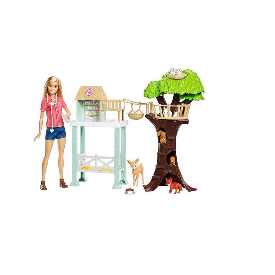 バービー 獣医 アニマルレスキュアー ドール付き プレイセット 人形 動物 Barbie Animal Rescuer Playset You can be anythig