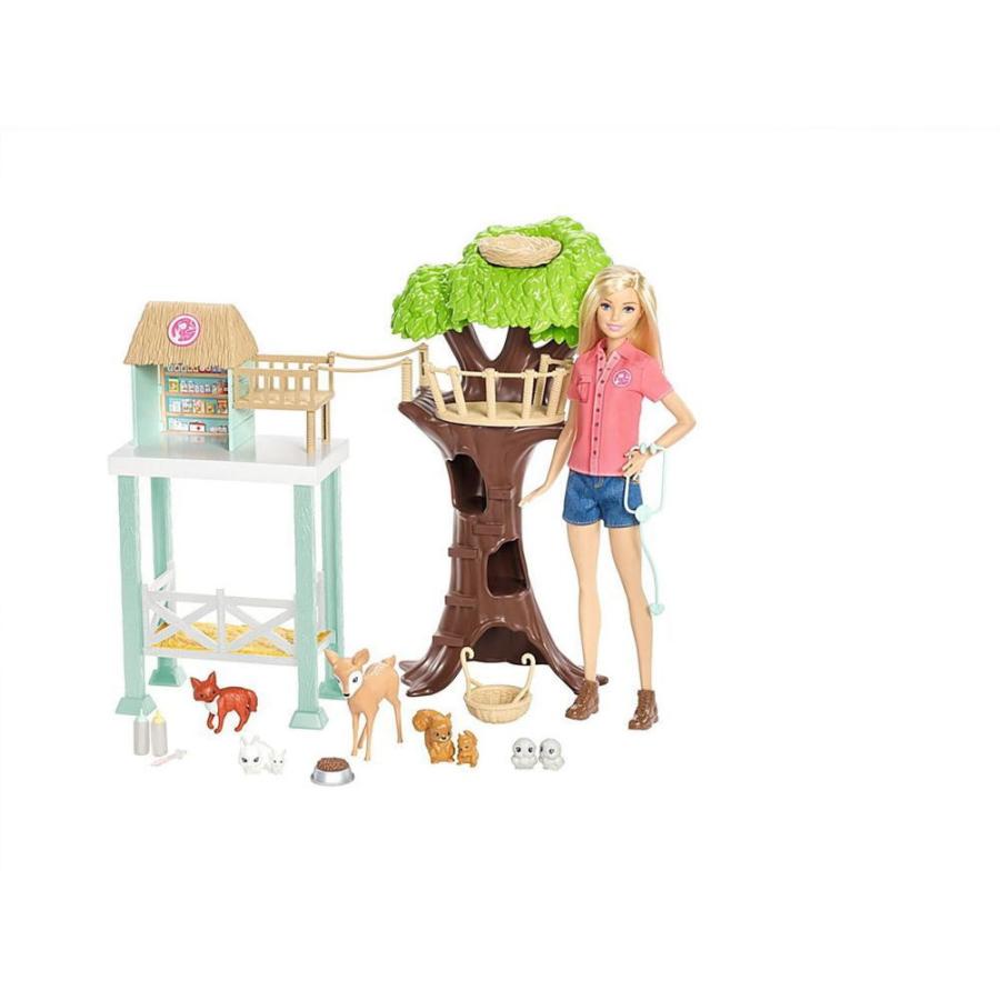 バービー 獣医 アニマルレスキュアー ドール付き プレイセット 人形 動物 Barbie Animal Rescuer Playset You can be anythig_1