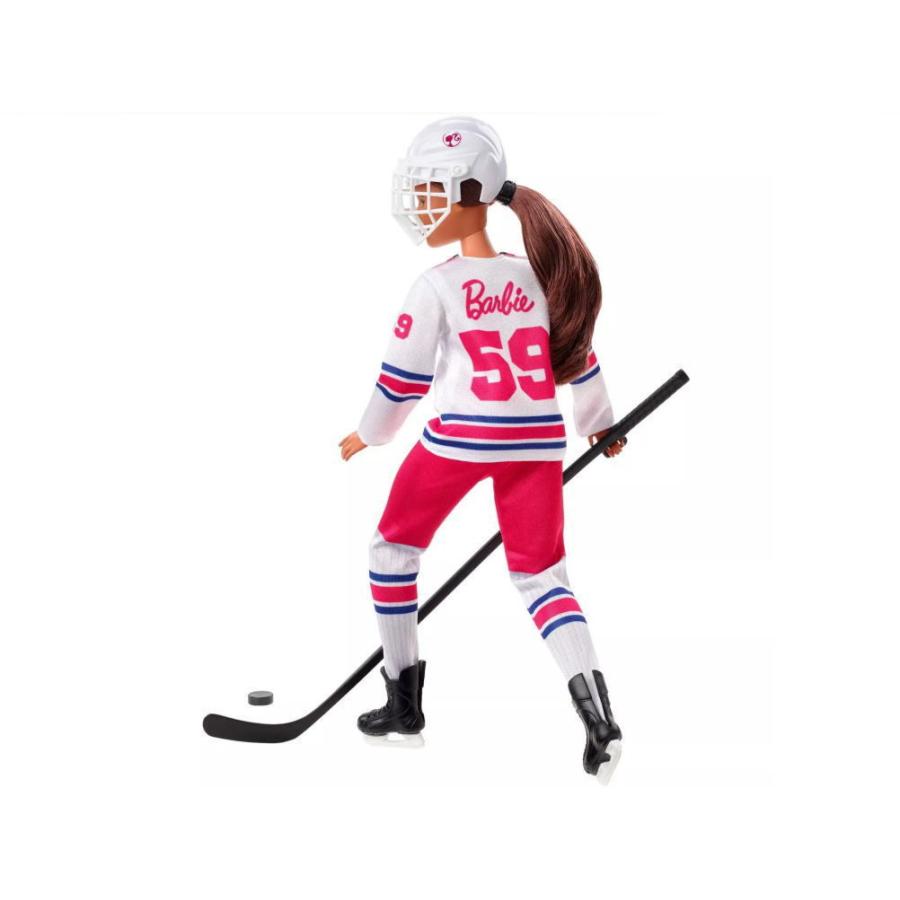 バービー アイスホッケープレイヤー ポーザブル ドール 人形 ウィンタースポーツ ブルネットヘア Barbie Ice Hockey Player You can be anything｜far-out｜02