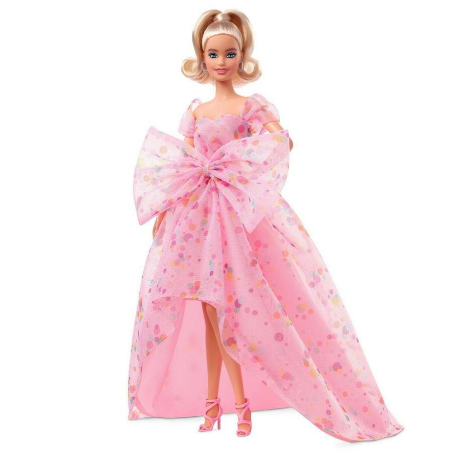 バースデー・ウィッシュ・バービー 2022年 ドール 人形 大きなリボンのピンクドレス Birthday Wishes Barbie Doll :494-6008:FAR-OUT - 通販