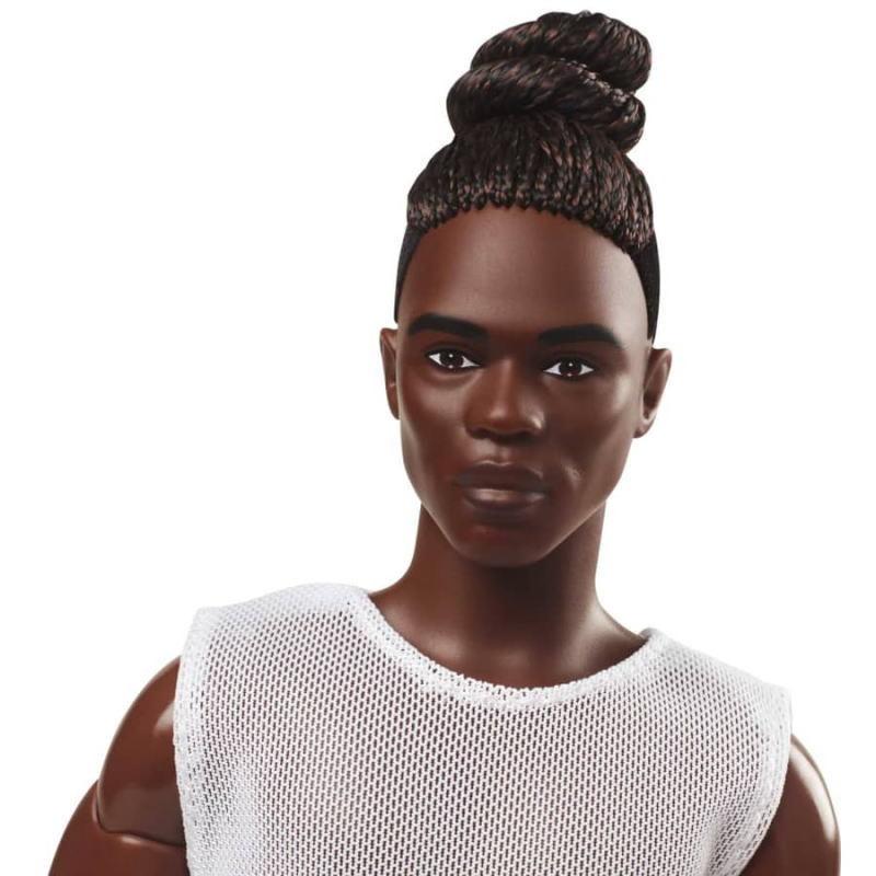 バービールック ケン ブラック 黒人 ポーザブル ドール 人形 Barbie