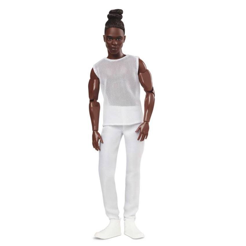 バービールック ケン ブラック 黒人 ポーザブル ドール 人形 Barbie