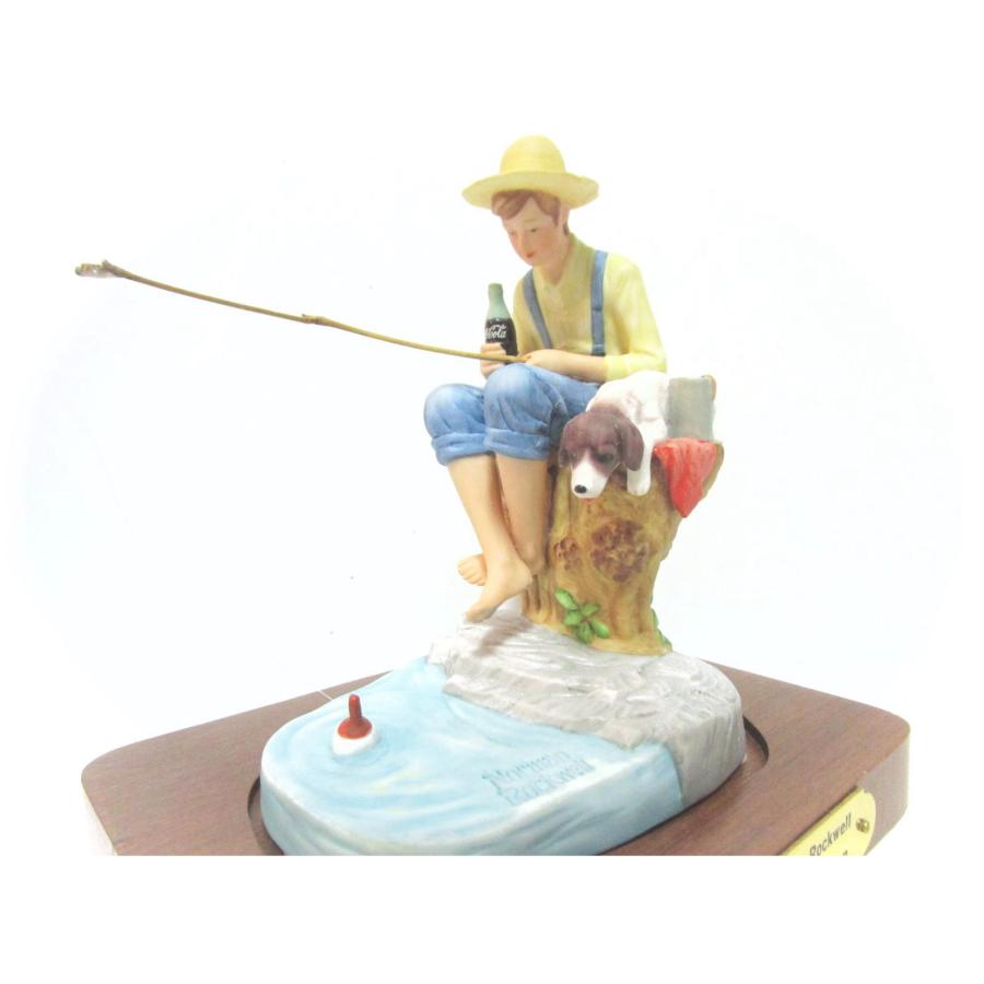 ノーマン・ロックウェル コカコーラ100周年記念 Out Fishin