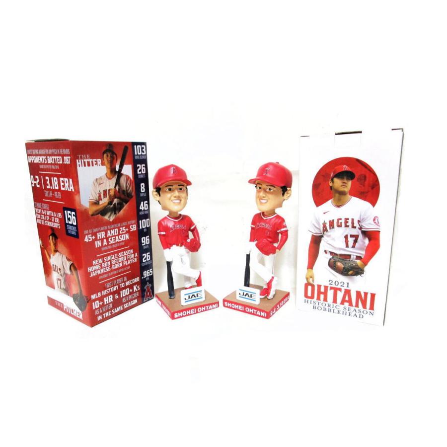 ♥。未使用品「大谷翔平 ボブルヘッド 赤ユニフォーム」スタジアム配付品 ☆。「大谷翔平ボブルヘッド・赤ユニフォーム」～スタジアム先着入場者