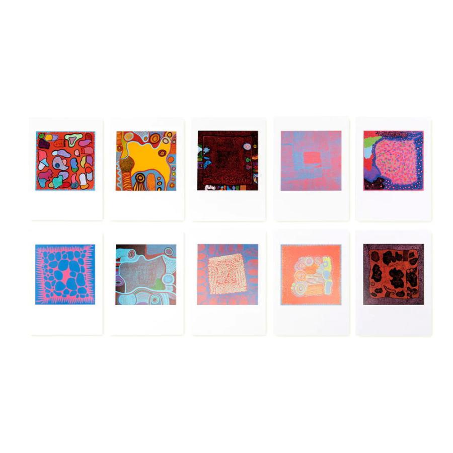 草間彌生 アート メッセージ ノートカード わが永遠の魂 10枚