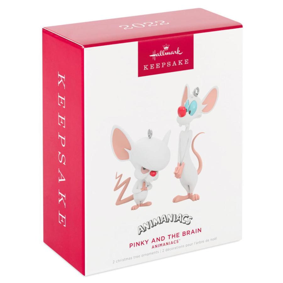 ホールマーク 2022 オーナメント ピンキー&ブレイン アニ