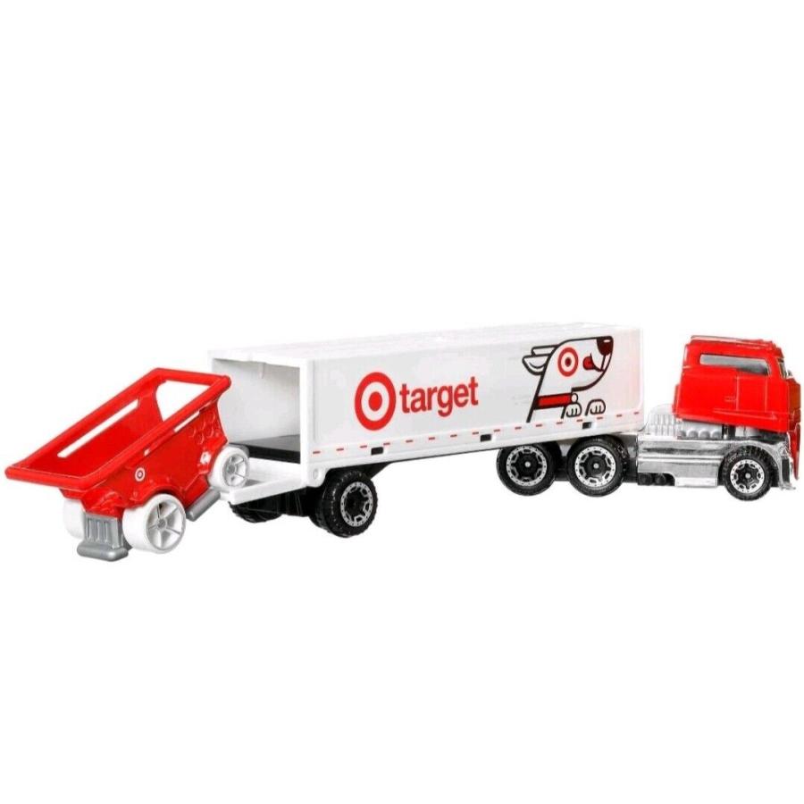 ミニカー WIKING 54 Big Postal Truck with Trailer ホットウィール ターゲット トレーラー 輸送トラック ブルズアイ