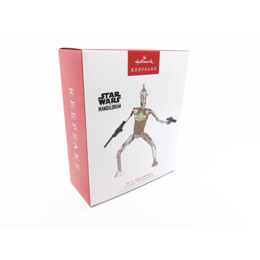ホールマーク 2022 オーナメント IG-11 w/ グローグ ザ・チャイルド ベビーヨーダ スターウォーズ Star Wars The Mandalorian IG-11 and Grogu_2
