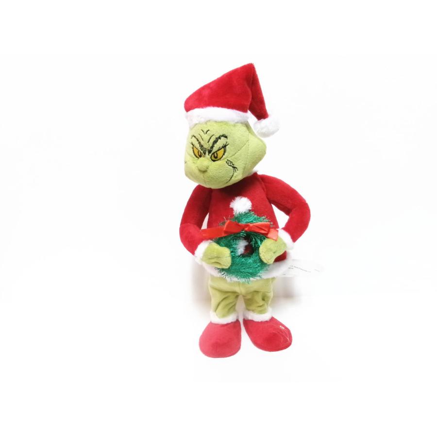 グリンチ クリスマス サンタドール 人形 音楽サウンド アクション付き