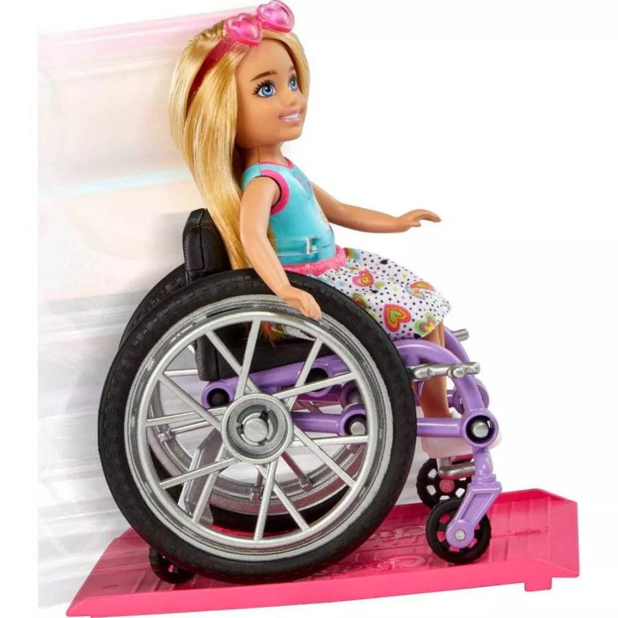 バービー チェルシー 車椅子 人形 ドール ブロンドヘア Barbie