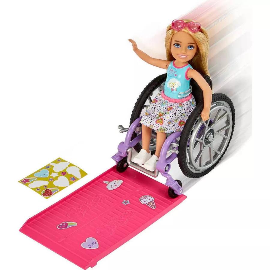 バービー チェルシー 車椅子 人形 ドール ブロンドヘア Barbie