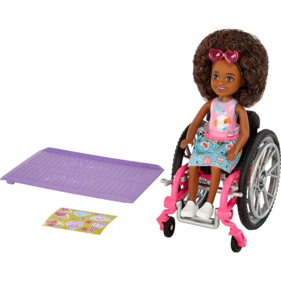 バービー チェルシー 車椅子 人形 ドール 黒人 Barbie Chelsea