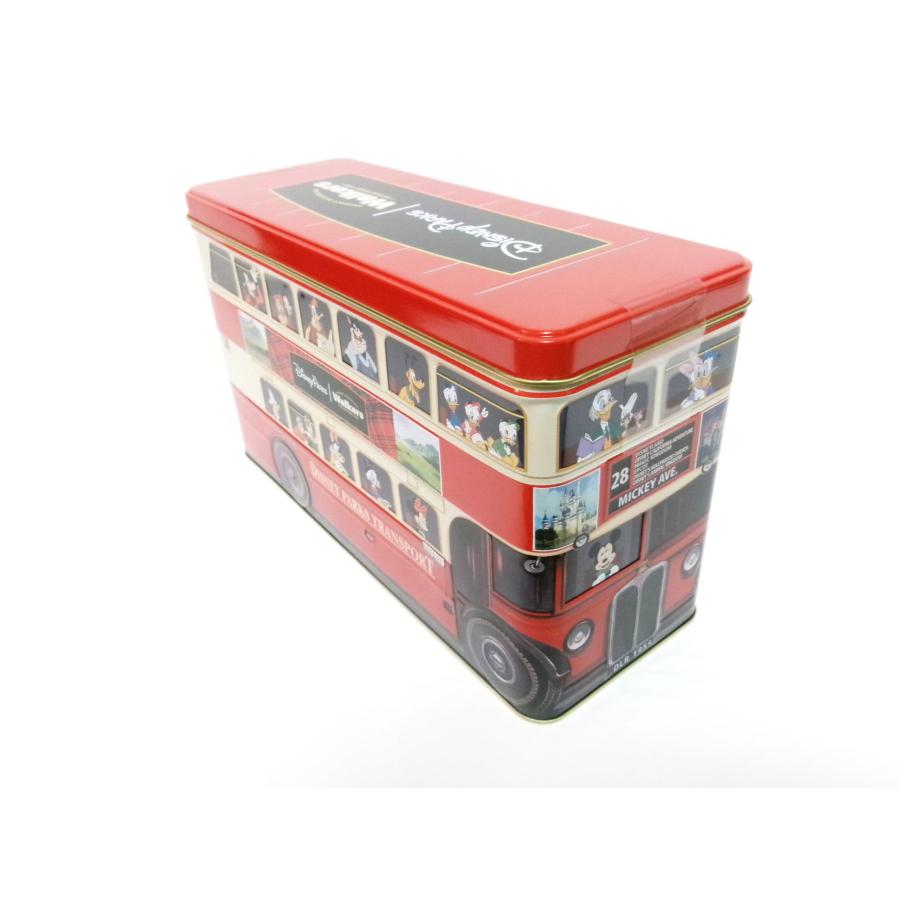 ディズニーバス ブリキ缶入り ウォーカーズ バタークッキー ショートブレッド ミッキー型 ビスケット お菓子 ラージサイズ Disney Bus Walkers Shortbread 500