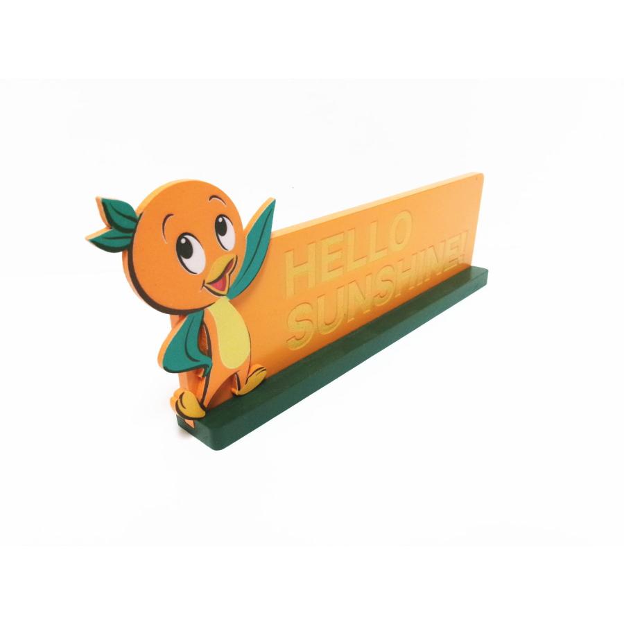 オレンジバード デスクサイン ディズニーテーマパーク限定 Orange Bird Hello Sunshine Desk Sign｜far-out｜02