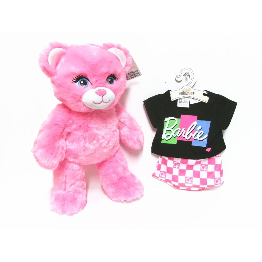 映画 バービー公開記念 ビルド・ア・ベア ぬいぐるみ ピンクベア