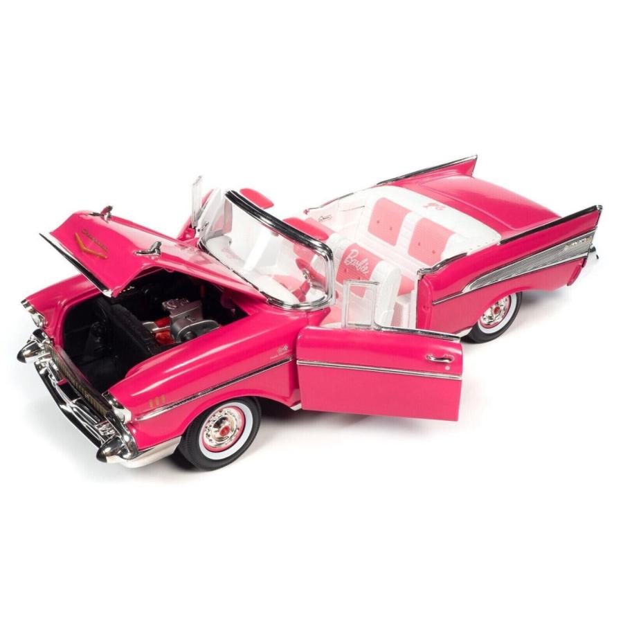 バービー 1957 シボレー ベルエア ピンク コンバーチブル 1:18 バービー 1957 シボレー ベルエア ピンク コンバーチブル 1:18