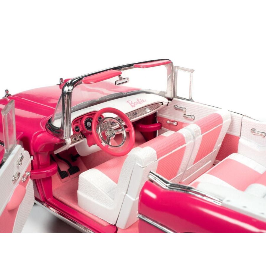 バービー 1957 シボレー ベルエア ピンク コンバーチブル 1:18 バービー 1957 シボレー ベルエア ピンク コンバーチブル 1:18