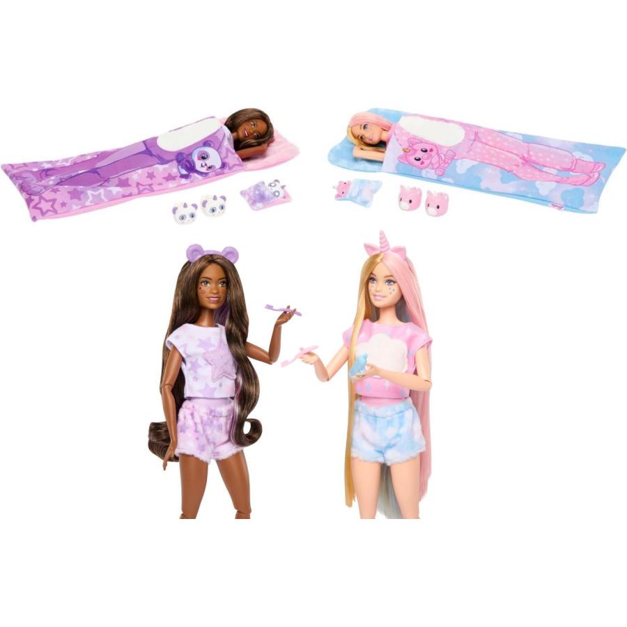 キュートアップ！きぐるみ バービー ユニコーン＆パンダ パジャマ