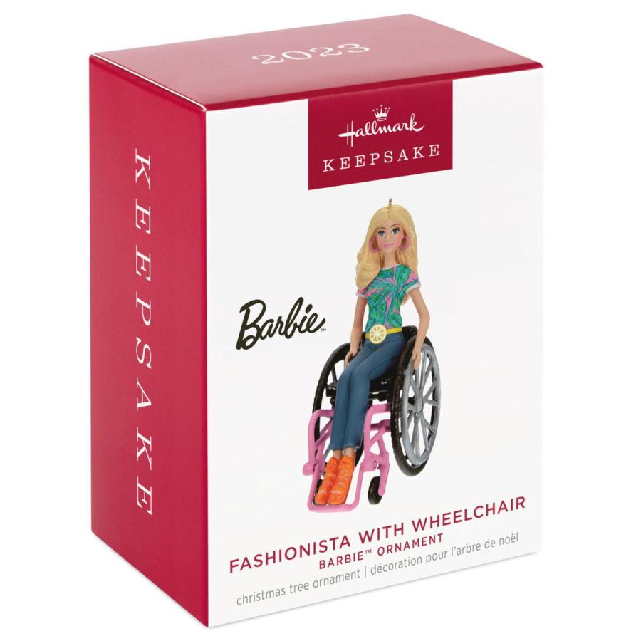 ホールマーク 2023 オーナメント バービー 車椅子 Barbie with