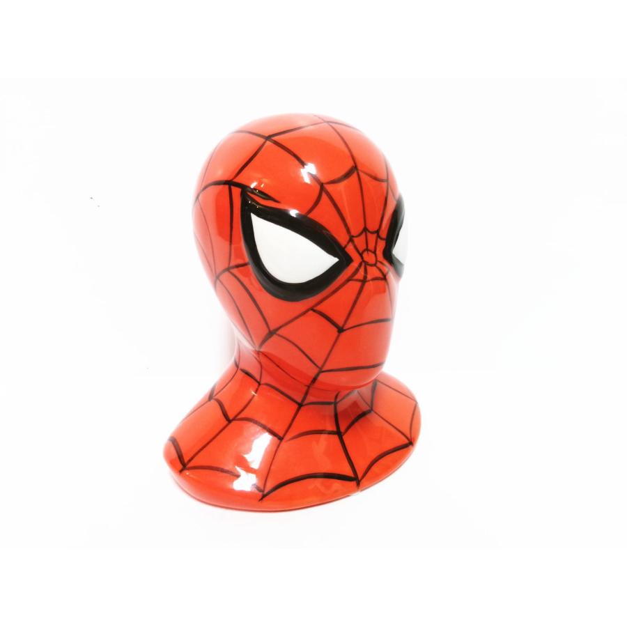 スパイダーマン バンク 貯金箱 マーベル 陶器製 置物 Marvel Spiderman
