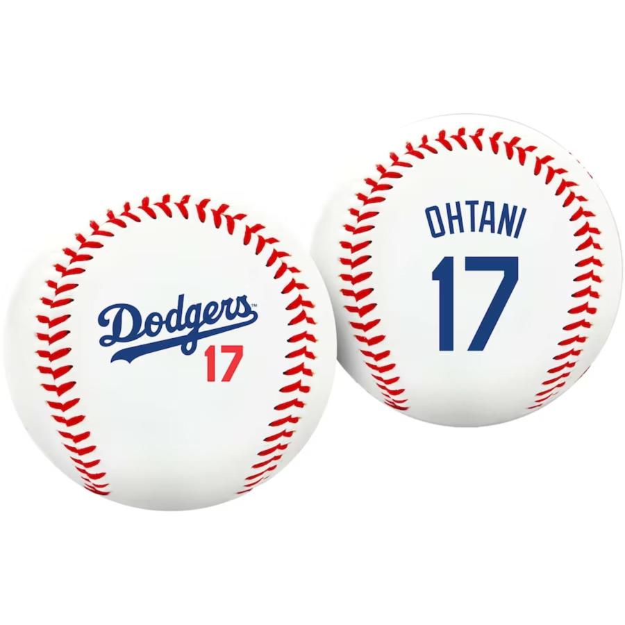 大谷翔平選手 LA ロサンゼルス ドジャース 赤の縫糸 野球ボール 大谷翔平選手 LA ロサンゼルス ドジャース 赤の縫糸 野球ボール