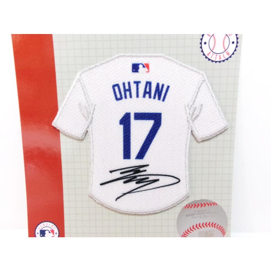 大谷翔平  LA ドジャース ワッペン パッチ 背番号17 サイン ユニフォーム ベースボール 野球 MLB Player Patch Shohei Ohtani｜far-out｜03