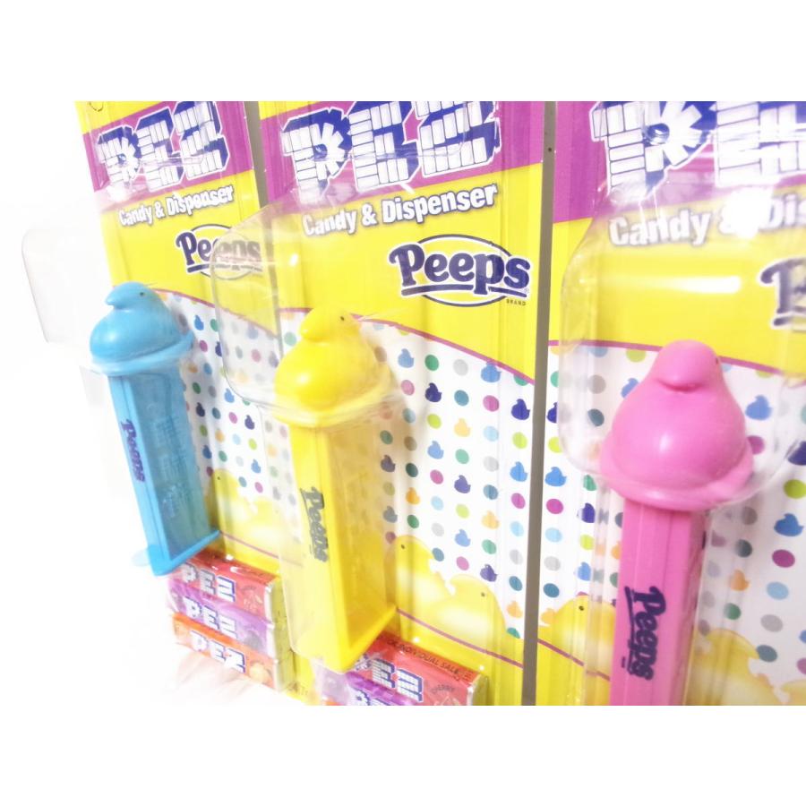 アメリカ直輸入　ピープス　PEZ ペッツ PEZ ペッツ イースター ピープス Peeps ひよこ 3点セット 2024年