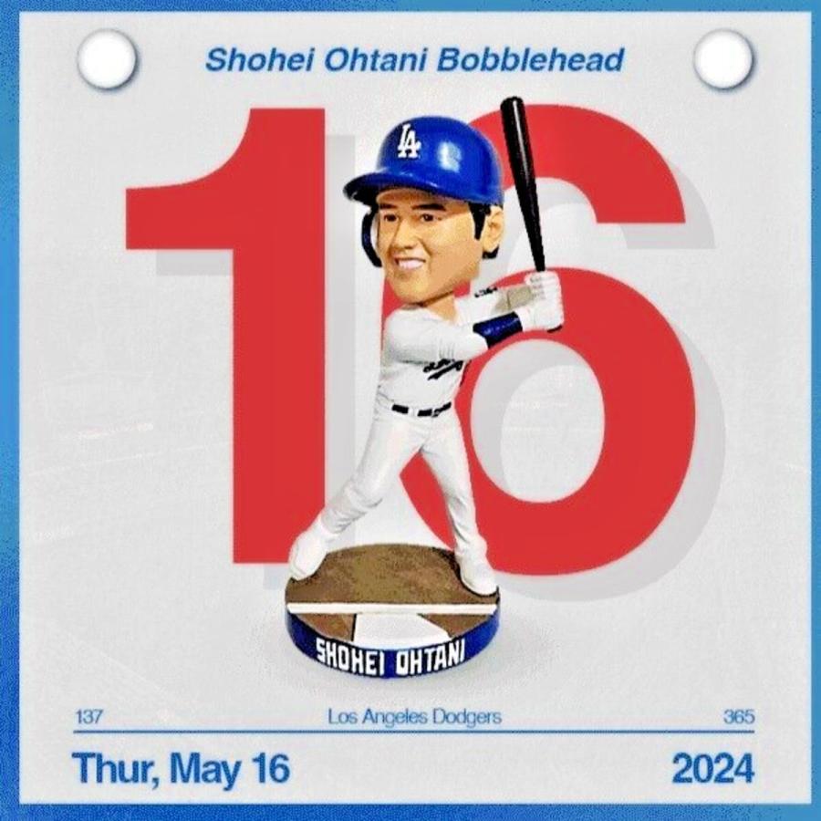 MLB正規品 大谷翔平 LA ドジャース ボブルヘッド フィギュア 球場配布