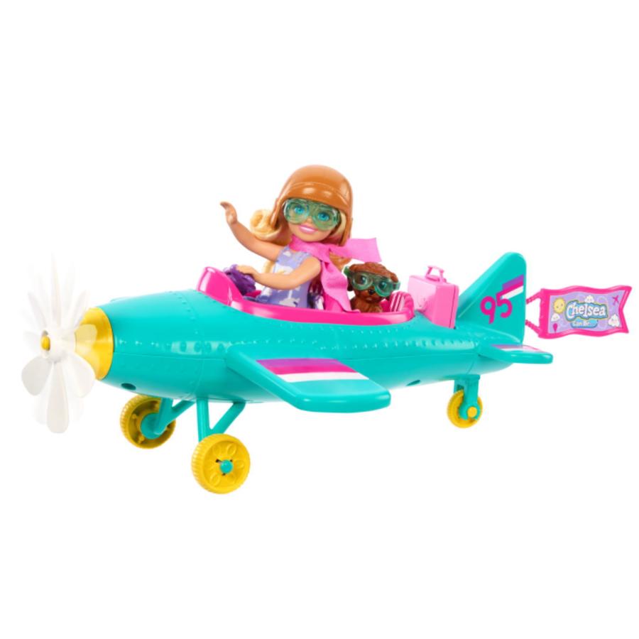 バービー チェルシー パイロット ドール 飛行機 子犬付き セット バービー チェルシー パイロット ドール 飛行機 子犬付き セット