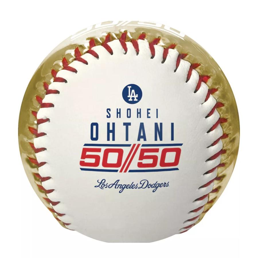 ドジャース大谷翔平50/50 達成記念ゴールド 大谷翔平 LA ドジャース 50/50 達成記念 ゴールド/ホワイト 硬式