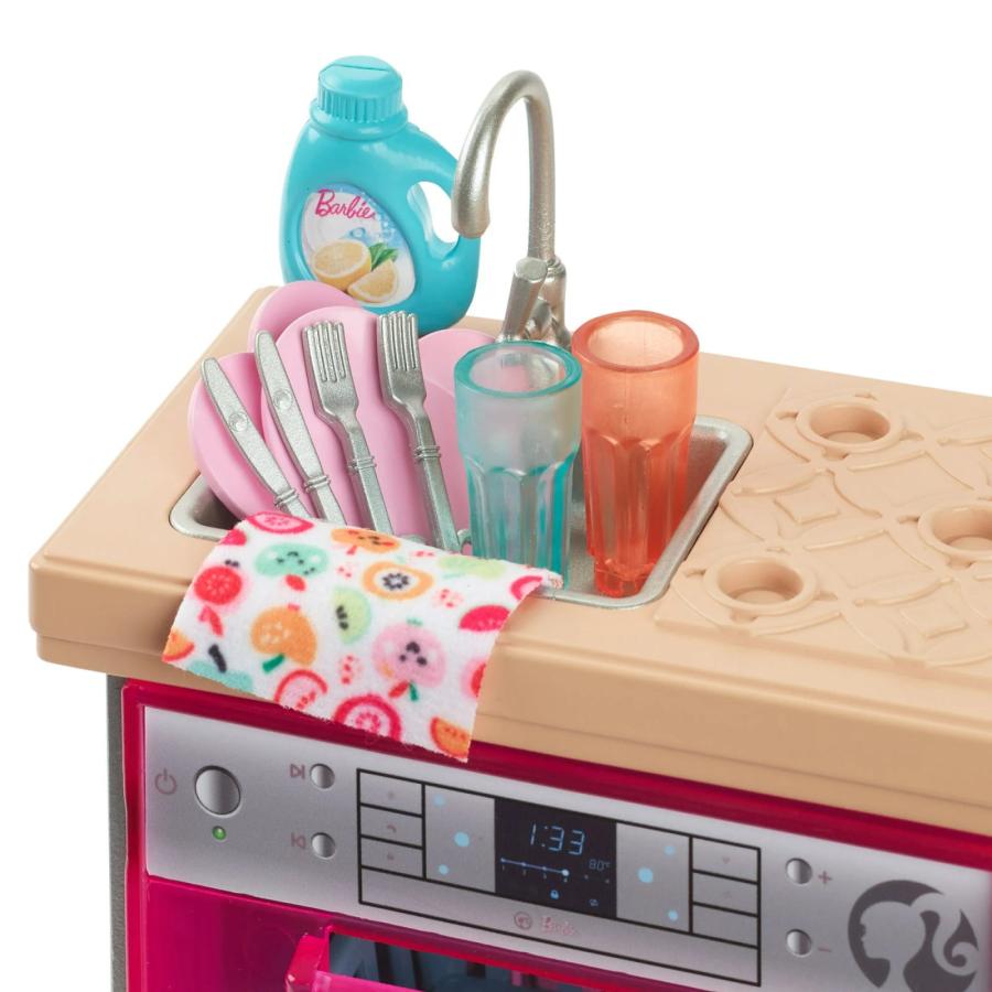 バービー ワールド ディッシュウォッシャー 食洗器 アクセサリー付き