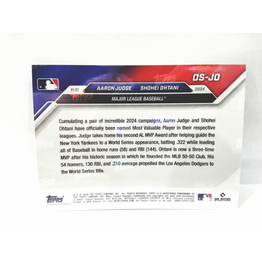大谷翔平 アーロン・ジャッジ 2024 MLB MVP受賞記念 2枚セット