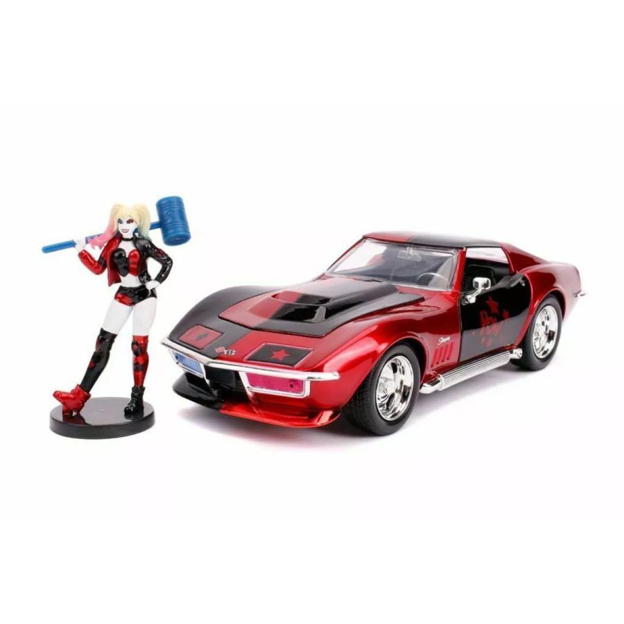 ハーレイ・クイン フィギュア付き メタルダイキャスト ミニカー