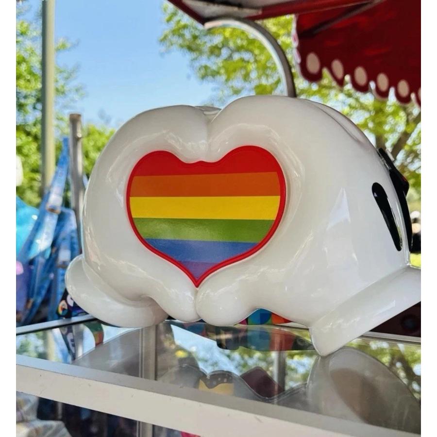 ディズニーランド LGBTQ プライド ミッキーハンド ハート ポップコーン