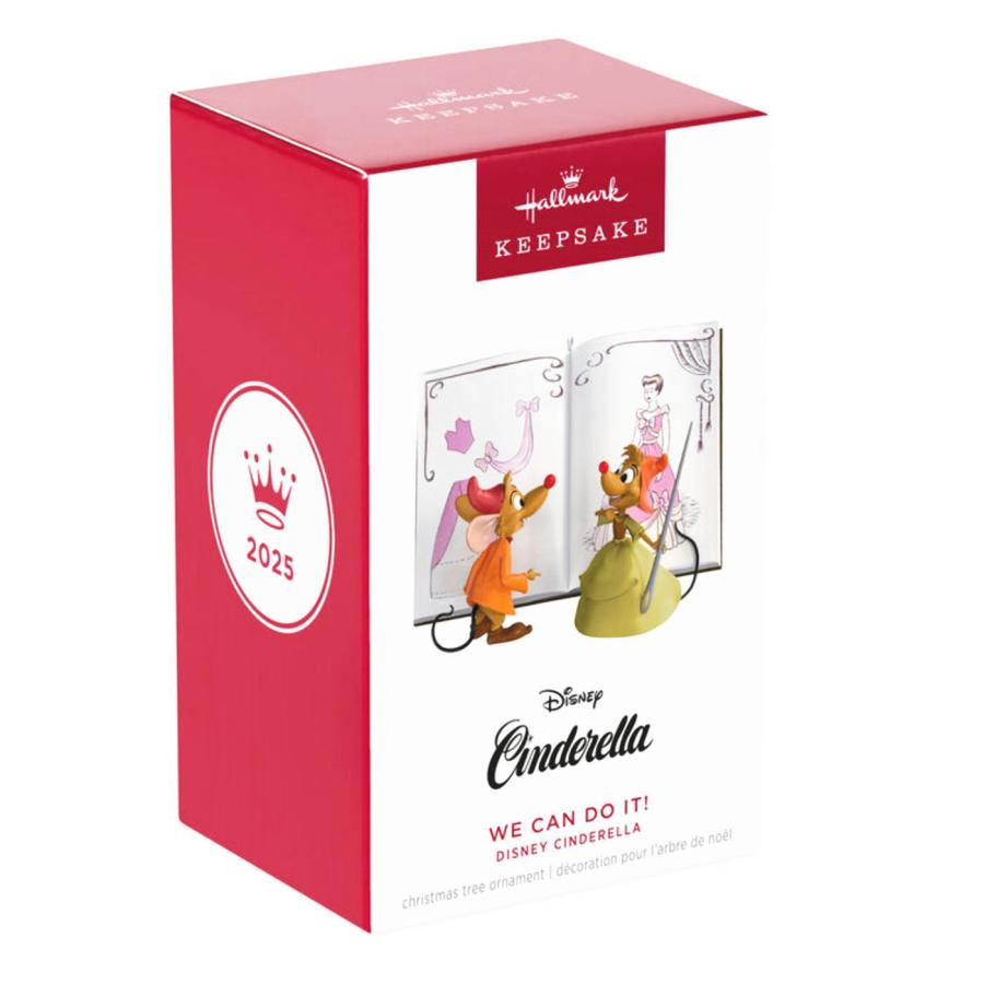 ホールマーク 2025 オーナメント シンデレラ ジャック & スージー