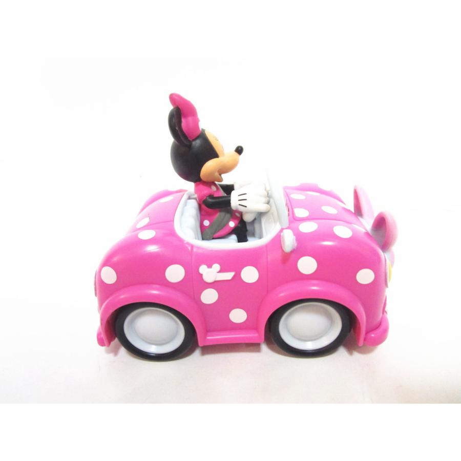 ミニー ポルカドット 水玉 ピンク プルバックカー フィギュア