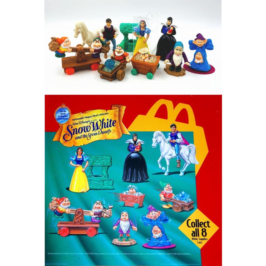 白雪姫 マクドナルド ハッピーセット ミールトイ 8点セット フィギュア