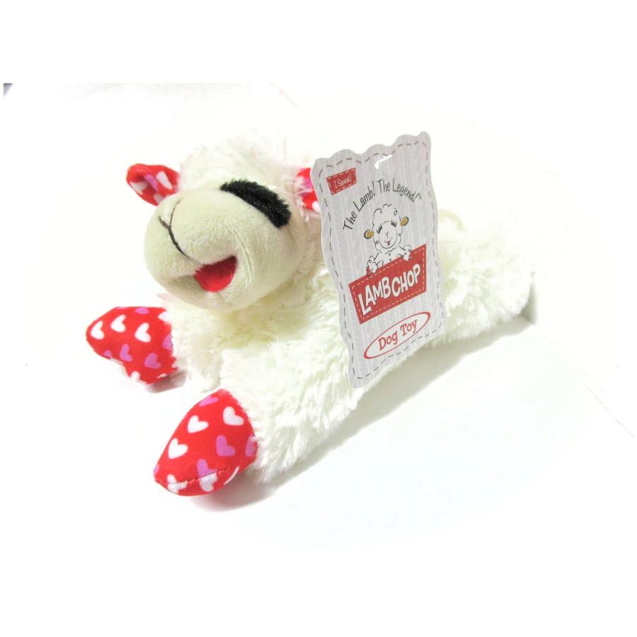 ラムチョップ バレンタイン記念 ドッグトイ ぬいぐるみ Dog Toy 犬の