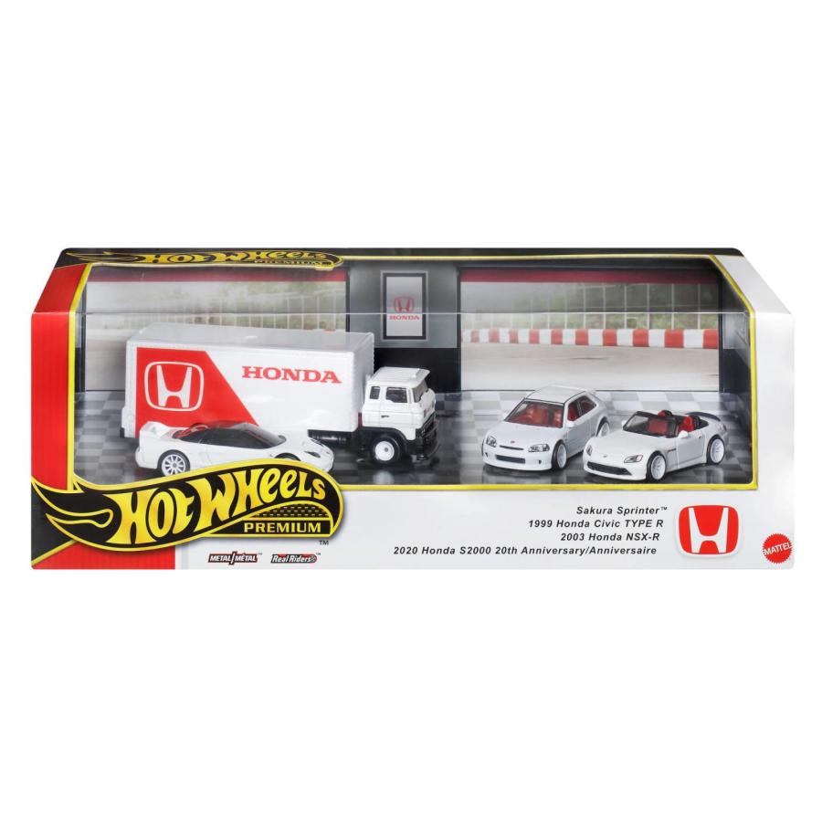 ホットウィール ホンダ プレミアム メタルダイキャスト ミニカー コレクターセット ボックスリ Hot Wheels Honda Premiumの画像